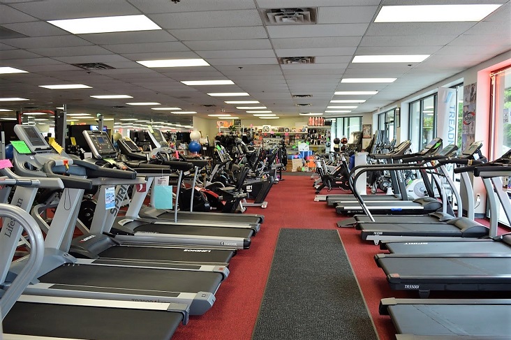 fitness equipment showroom